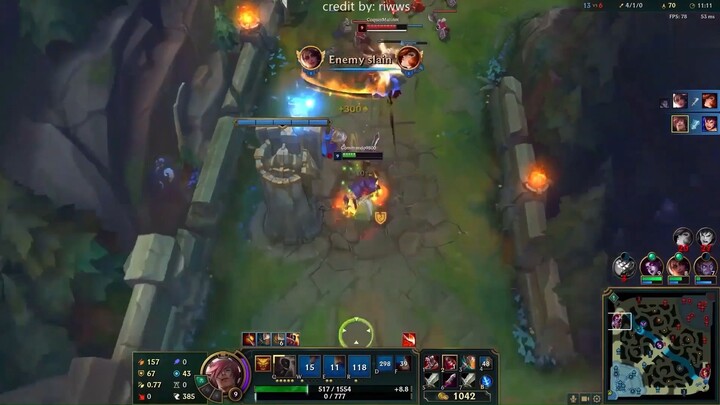 Twitch chuột tàng hình để hù sett cực hài #game