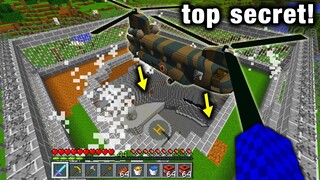 we STOLE a TOP SECRET Military Base to prepare for a Minecraft War!