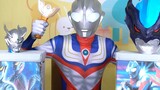 Mở chiếc hộp lớn trong bao da của Ultraman, anh ta lấy ra Victory Light Stick và biến thành Ultraman