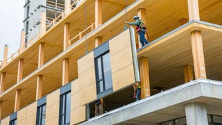 Amazing Fastest Wooden House Construction - Log House Build Time Lapse Process Incredible