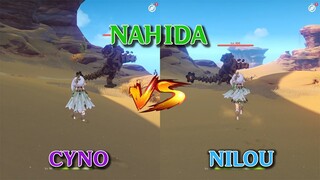 Nahida Aggravate vs Nahida Bloom!! Who is the best? GAMEPLAY COMPARISON!