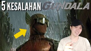 5 KESALAHAN GUNDALA - film superhero Indonesia