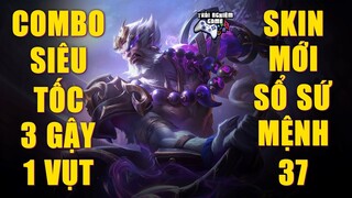 [Liên quân] Ngộ Không hắc ám tây du Sổ Sứ Mệnh 37 REVIEW combo 3 Gậy trong 1 nốt nhạc TNG