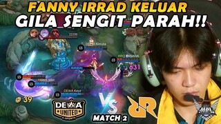 KING BUAH NOVANYA BENER2 GELOO!! BENER2 SENGIT PARAH GAME INI - RRQ VS DEWA MATCH 2