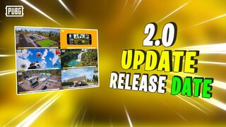 2.0 UPDATE RELEASE DATE IN PUBG MOBILE | 2.0 UPADTE NEW FEATURES | NEW LIVIK 2.0 | PUBG BIG UPDATE