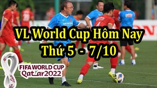 Lịch Thi Đấu VL World Cup Hôm Nay 7/10 - Khu Vực Châu Á & Nam Mỹ & Châu Phi & Bắc Trung Mỹ Và Caribe