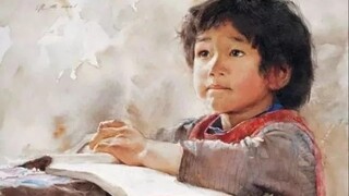 Must watch this true master! China's greatest water colour artist!