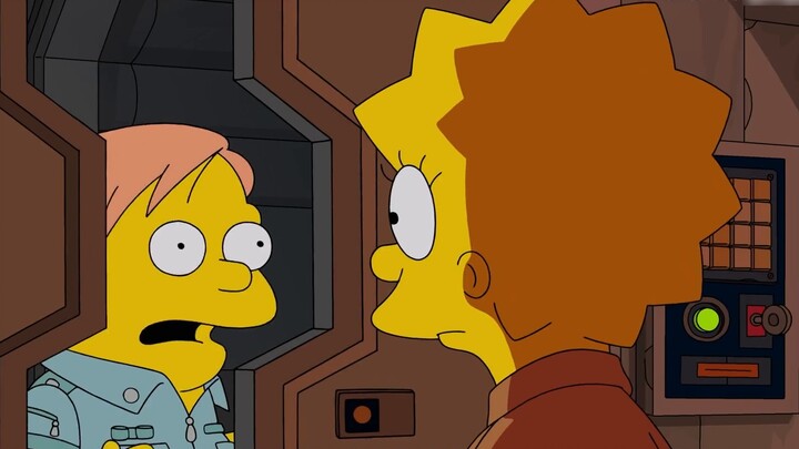 The Simpsons: A girl survives in the wilderness, is kidnapped by aliens, and fights a mutant bone-su