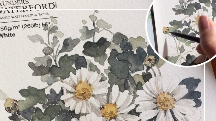 [Life] Watercolor Tutorial: Daisies