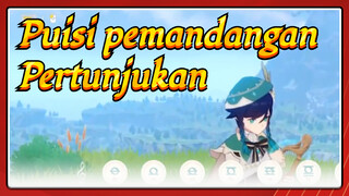 Puisi pemandangan Pertunjukan