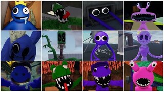 Roblox Rainbow Friends vs Custom V2 vs Rainbow Piggys Jumpscares