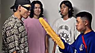 Baguette sa mukha😂