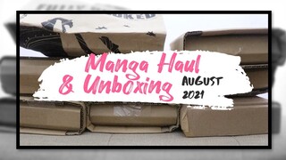 August 2021 | Manga haul & unboxing