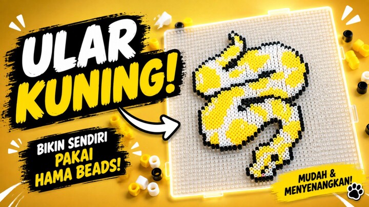 Bikin Ular dari Hama Beads!