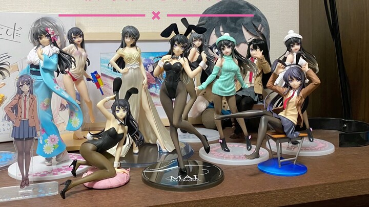 Review of the complete set of Mai Sakurajima figures (P.S. it’s not a complete set, don’t take it se