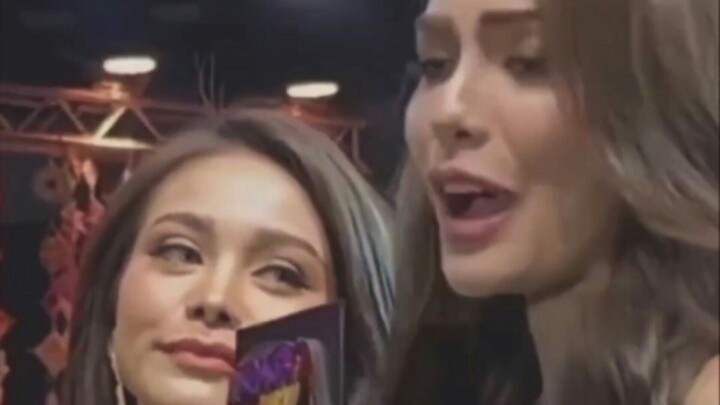 The way Engfa looked at Charlotte 😳[Found this from Ig (Itsmebahiya)]