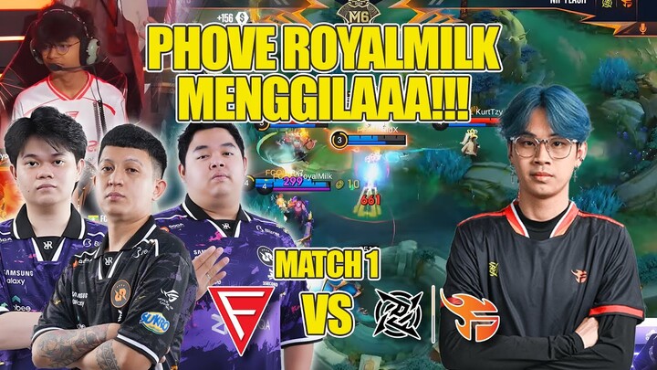 PHOVE ROYAL MILK MENGGILAA!!! KNOCKOUT STAGE BO 3 MATCH 1 FALCON VS NiP FLASH M6 WORLD CHAMPIONS