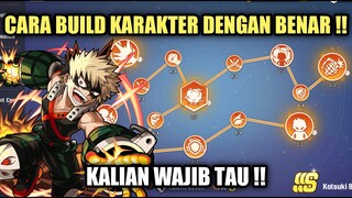 Cara Build Karakter Dengan Benar !! - My Hero Academia: TSH SEA