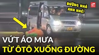 Du khách vứt áo mưa từ ôtô xuống đường ở Phú Quốc gây xôn xao dư luận