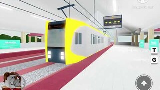 AUTOMATED MANILA LRT GAME IN ROBLOX! Metro Manila game, trainspotting LRT and riding LRT