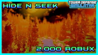 2,000 Robux Hide N Seek Challenge In Tower Defense Simulator Lobby! (Roblox)