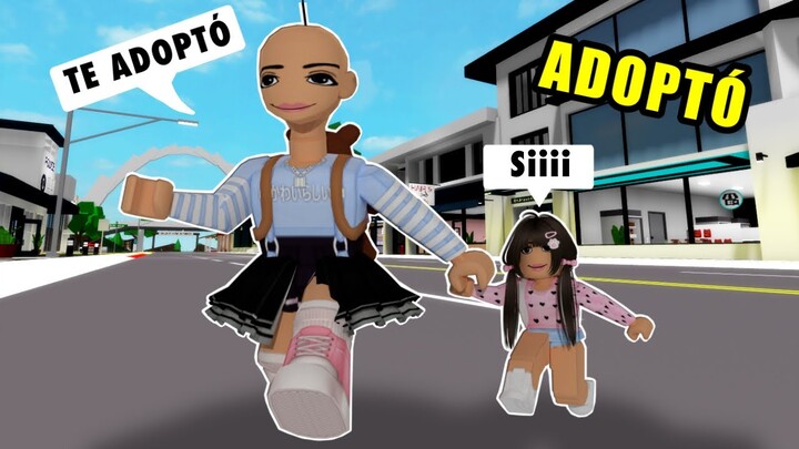 😱Adopte una Niña en Brookhaven😆/Roblox