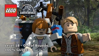 #18 Out of Bounds 100% Guide - LEGO Jurassic World
