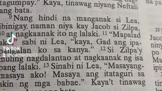 Pang Araw Araw na Talata.                           Genesis 30:9-13