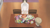 Love from Aunt Tako, Natsume received a lot of snacks