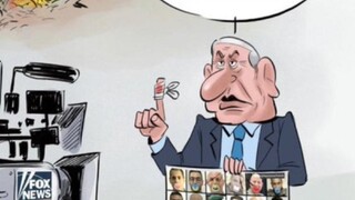Some ironic cartoons about the Israeli-Palestinian conflict