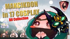 Vtuber | PNGtuber MakcikDON in 17 Cosplay / Costume !!