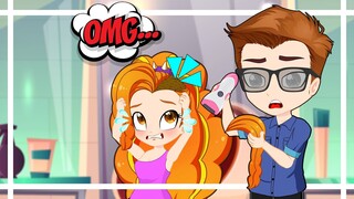 ¡Me Cortó El Pelo Un Peluquero Ciego | así es mi vida historia animada | Gacha outfits series