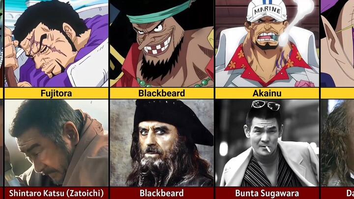 💥ONE PIECE CHARACTER INSPIRED BY REAL PEOPLE ❗❗❗❗✨✨✨✨😱😱😱🔥🔥🔥🔥