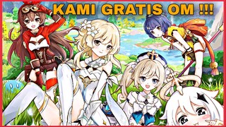 KARAKTER GRATIS DENGAN DAMAGE BESAR || KARAKTER GRATIS GENSHIN IMPACT