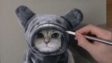 [Vẽ Tranh] Trời cũng lạnh rồi, vẽ áo cho mèo