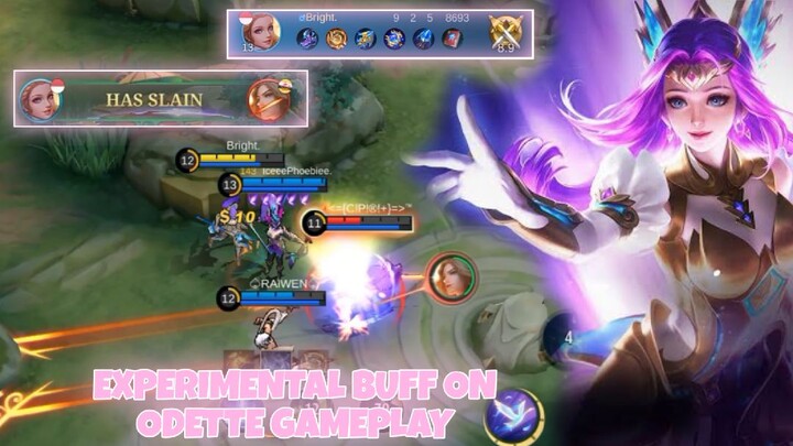NEW ODETTE ULTIMATE EXPERIMENTAL BUFF FULL GAMEPLAY - Raymarcc