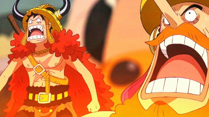 Lufy dan Usopp Kaget Ngeliat kakek Elbaf gede bngt😱kepalanya juga ketusuk pedang Samapai nancap😱🤧