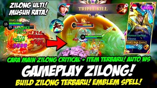 ITEM ZILONG TERBARU❗ EMBLEM ZILONG & BUILD ZILONG TERSAKIT 2023❗ TUTORIAL & GAMEPLAY ZILONG EXP LANE