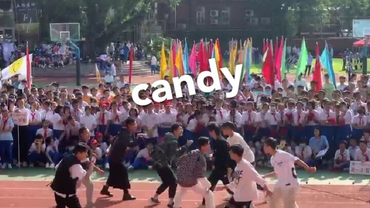 Suggestion: What’s it like to dance Bambam’s “Candy” at the school sports day?
