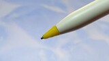 Found a yellow applepencil, it turned out to be a writing artifact?