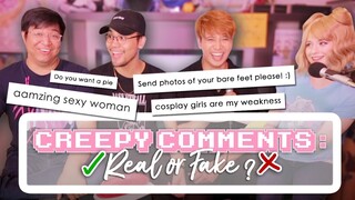 Creepy Comments: REAL or FAKE? [GAME]  | AnyaPanda ft. ThatGuyYouKnowww