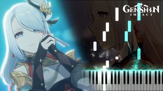 ｢Shenhe: Lonesome Dream｣ - Genshin Impact OST Piano Cover [Sheet Music]