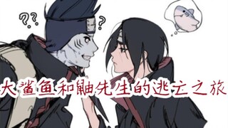【火影忍者/鬼鼬】大鲨鱼和鼬先生的逃亡生涯  【大小姐系列第二弹】