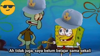 meme spongebob : cara murid pintar membohongi kalian