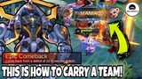 This is How to Carry a Team using Gatotkaca | Epic Comeback! 🔥