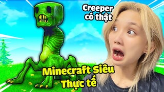 Mình Không Tin ĐÂY LÀ MINECRAFT Thật Sự !!! Noob Ruby Reaction Minecraft SIÊU THỰC TẾ !