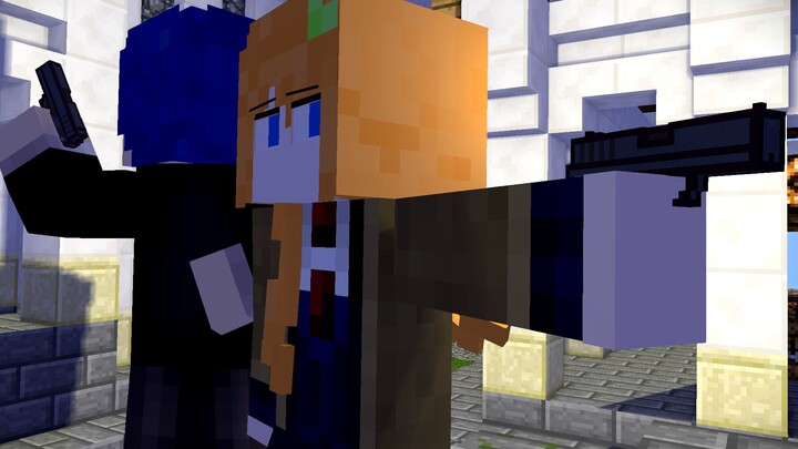 [Minecraft] Lazy Orange ▪ The villain career of the eldest lady and the eldest young master (big laz