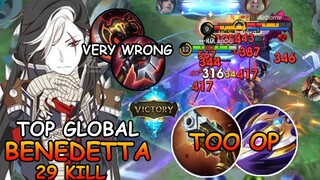 Benedetta x Roam Connection | Top Global Benedetta 29 Kills Easy | Mobile Legends