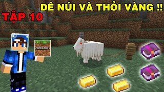 Tập 10 | SINH TỒN MINECRAFT PE 1.17 | Đi Bắt Dê Núi Và Cuốn Sách Phép..!!