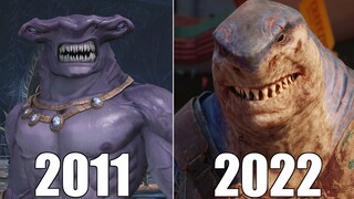 Evolution of King Shark in Games [2011-2022]